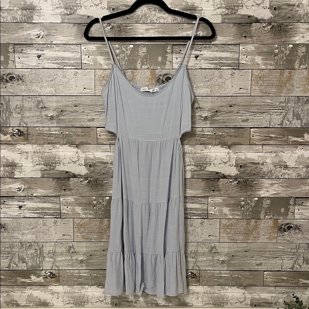 Altar'd State Light Blue Midi Dress